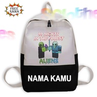 Aliens 99 NIGHTS IN THE FOREST Bag Aliens 99 NIGHTS IN THE FOREST ROBLOX School Backpack Latest