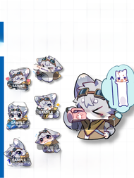 Furry Lab Keychain Plush Paw FurPaw Anime Cartoon Character Keychain Furry Culture Cute Animal Desig