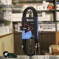 Bespeco BSYMSJ500 Interlink cables 3.5 mm stereo - 2 x 6.3mm 5 mtr