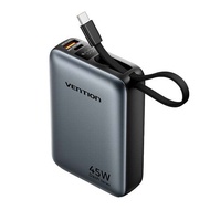 Vention 20000mAh 165W Fast Charging Power Bank 45W Grey / Beige