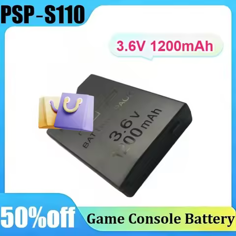PSP‑S110 3.6V 1200mAh for Sony PSP‑2000 PSP‑3000 PSP‑3001 PSP‑3004 PSP‑3008 Game Console Battery