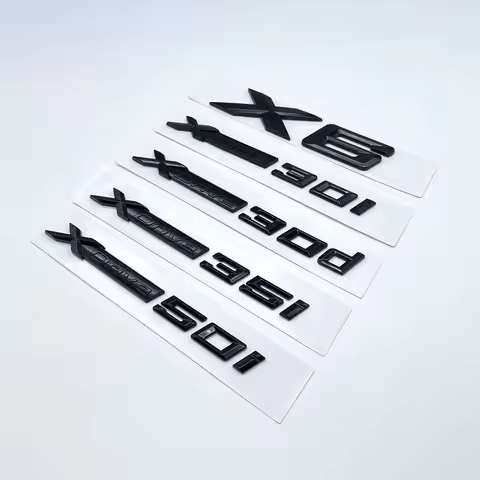 for BMW X6 Car Fender Emblem Badge Trunk Sticker XDrive28i XDrive30i XDrive35i XDrive40i XDrive50i X