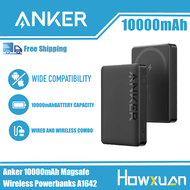 Anker 334 MagGo แบตเตอรี่ (PowerCore 10K)10000MAh ไร้สาย Magsafe พร้อม USB-A 0.6ม. ไปยัง USB-C สายสำ