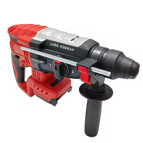 4 Modes Woodworking Power Tool For Milwaukee 18V Battery Brushless Electric Hammer Drill 28MM Cordle