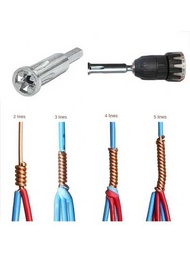 1支全自動剝線器和扭線器,電線連接器接線端子塊,通用型,扭線工具