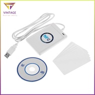 【In stock】Nfc Acr122U Rfid Contactless Smart Reader Usb + 5X Ic Card [A/8] BZPX