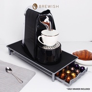 BREWISH Barista 40 Capsules Coffee Storage Rustless Alloy Holder Nespresso Nescafe Capsule Pod Stora