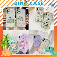 Iphone Case - Curved Glitter iphone Case 6 / 6s / 6plus / 6splus / 7plus / 8plus / x /xs /xs max /11 /11 promax Dino Case