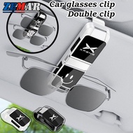Xpeng X9 G6 Car Glasses Holder Glasses Double Clip Car Sunglasses Clip Sun Visor Eyeglasses Holder f