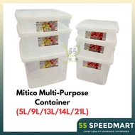 Mitico Bekas Simpanan Clear Storage Food Container Multi Purpose Container Bekas Makanan