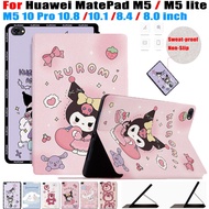 For Huawei MediaPad M5 /M5 Lite 8 /M5 10 Pro 10.8 JDN2-L09 SHT-AL09 SHT-W09 BAH2-W19 CMR-AL09 High Quality PU Leather Fashion Strawberry Bear Kulomi Stand Flip Cover