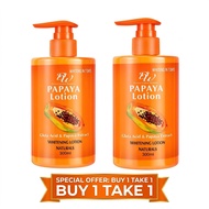 AB DW Papaya Lotion and DW Milk Whitening Hand&Body Lotion 300ml