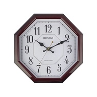 HOSEKI H-9216 Geometric Clock Series Quartz Designer Wall Clock Silent Non-Ticking Large Number Modern Classic Hall Live