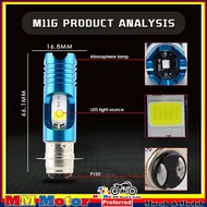 car accessories~tayar motosikal~tayar kereta~125zr~ RTD MENTOL LED LAMPU BESAR DEPAN M11G SERIES HEAD LAMP LIGHT BULB P1