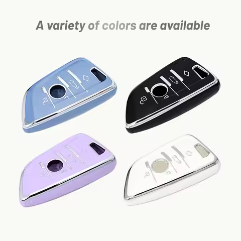 Car Key Case Cover For BMW X1 X2 X3 X4 X5 X6 M5 Series 1 2 3 5 For BMW Key Case Car accessories 4 Bu