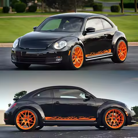 Vinyl Racing Stripes Car Sticker For Volkswagen Beetle New Beetle 2003-2019 Decals Stripes Stickers 