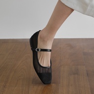 [SAPPUN] Maniel Mesh Maryjane Flats (1cm)