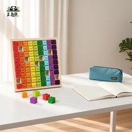 [F&O] Montessori Math Learning Toy 99 Multiplication Table Arithmetic Practice Board for Kids Elemen