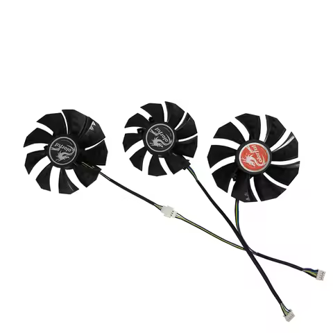 3Pcs/Set 75MM*1+85MM*2,GPU Cooler,Graphics Video Card Fan,For Colorful RTX 3070 NB-V,Colorful Tomaha