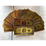 [CNY 2026][Combo of 200 sheets] Galvanized 2 dollar bills to decorate Oan of Fortune, Ceremony Tower