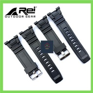 HITAM Rei DAGGER WATCH STRAP RUBBER STRAP REI DAGGER WATCH STRAP BLACK