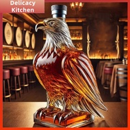 Nhà bếp tinh tế Whisky Decanter xách tay và Stopper đồ rót rượu bình thủy tinh chai rượu cho pourer