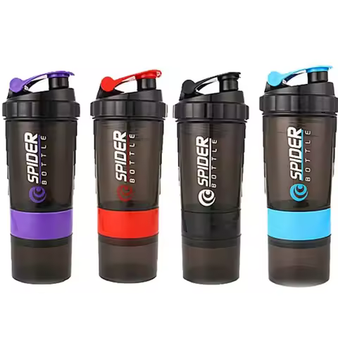 Premium Protein Shaker Cup 20 oz Protein Shaker Cup with Metal Stirrer, Great for Protein Shakes and