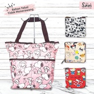 Foldable Shopping Bag Zippered Foldable Shopping Bag/ Large Foldable Shopping Bag/ Foldable Shopping