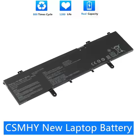 CSMHY New B31N1632 Laptop Battery ASUS ZenBook 14 X405 X405U X405UA 3ICP5/57/81 0B200-02540000 0B200