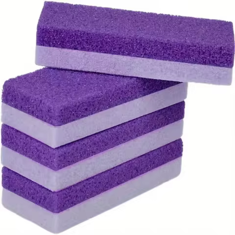 1/6Pcs Foot Pumice Stone Foot File Callus Dead Skin Remover Foot Heel Scrubber Smooth Feet In Second