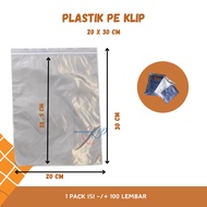 PLASTIC CLIP 20x30 ZIPLOCK ZIPPER 20 X 30 CM Plastic Bag
