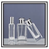 perfume bottle refillable perfume bottle bayonet glass bottle perfume bottle 30ml 50ml 100ml square 