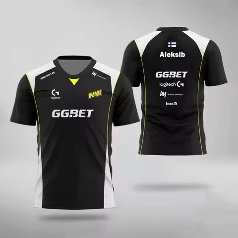 Navi 2025 CS2 E-sports Team Uniform Jersey CS:GO Professional League Training Uniform S1mple Aleksib