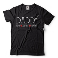 Custom Name Mens T-Shirt Customizable Fathers Day Gift Daddy Shirt