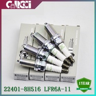 Set of 4pcs 22401-8H516 LFR6A-11 Spark Plug Fits for Yamaha F115 F250 F300 F350 LF115