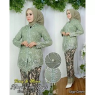 KEBAYA WISUDA ENCIM PAYET~SETELAN KEBAYA ENCIM PAYET MUTIARA~~BLOUSE