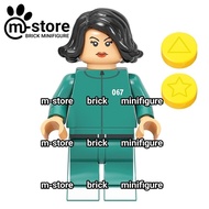 Brick squid game player 067 kang sae byeok mini toy figure