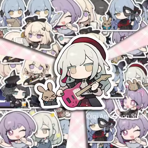 Anime Arknights For Fans Diy Hand Account Stickers Ave Mujica Stickers Aesthetic Stationery Artbook