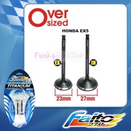 EX5 DREAM FAITO RACING VALVE SET 23/27mm EX5DREAM 23mm 27mm