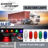 -DIAMOND- 24V 6LED side light truck trailer truck truck front sign light indicator light signal light