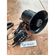 Klakson Toa Sirine Plus Mix 6 suara Motor Mobil Klakson Toa 6 suara 12v 6 tombol Universal Terlaris