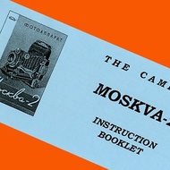 ENGLISH MANUAL for MOSKVA-2 6x9 cm film camera w Industar-23 INSTRUCTION BOOKLET