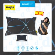 Dakki 16"x26" Napsy Linea Blue Medium Pillow