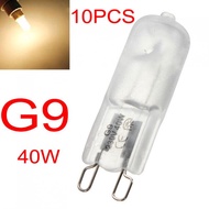 10pcs G9 40W Halogen Bulbs 2 Pin Base Warm White Small Light Bulb