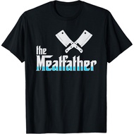 Men's cotton T-shirt The Meatfather Butcher and Butcher Gift T-Shirt