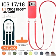Crossbody Phone Strap 1:1 Design Nylon Woven Anti-Lost Phone Lanyard Universal Phone Neck Strap for 