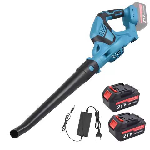 Cordless Leaf Blower 21V Battery Powered Leaf Blower for Lawn Care with Fast Charger 81.19CFM 52.1MP