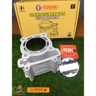 TOBAKI Racing Ceramic Cylinder Block With Forged  Piston Kit Full Set For SuperHead 62MM/63MM/65MM Y