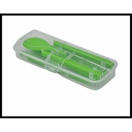 HIJAU Hawaii Cutlery Cutlery Cutlery Cutlery Set (Spoon, Fork And Chopsticks)-Green