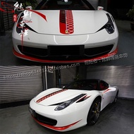 Ferrari F458 Car Sticker Garland 430 F12 Hood Sticker Hood Cover Mark Porsche 911 Car Sticker Garlan